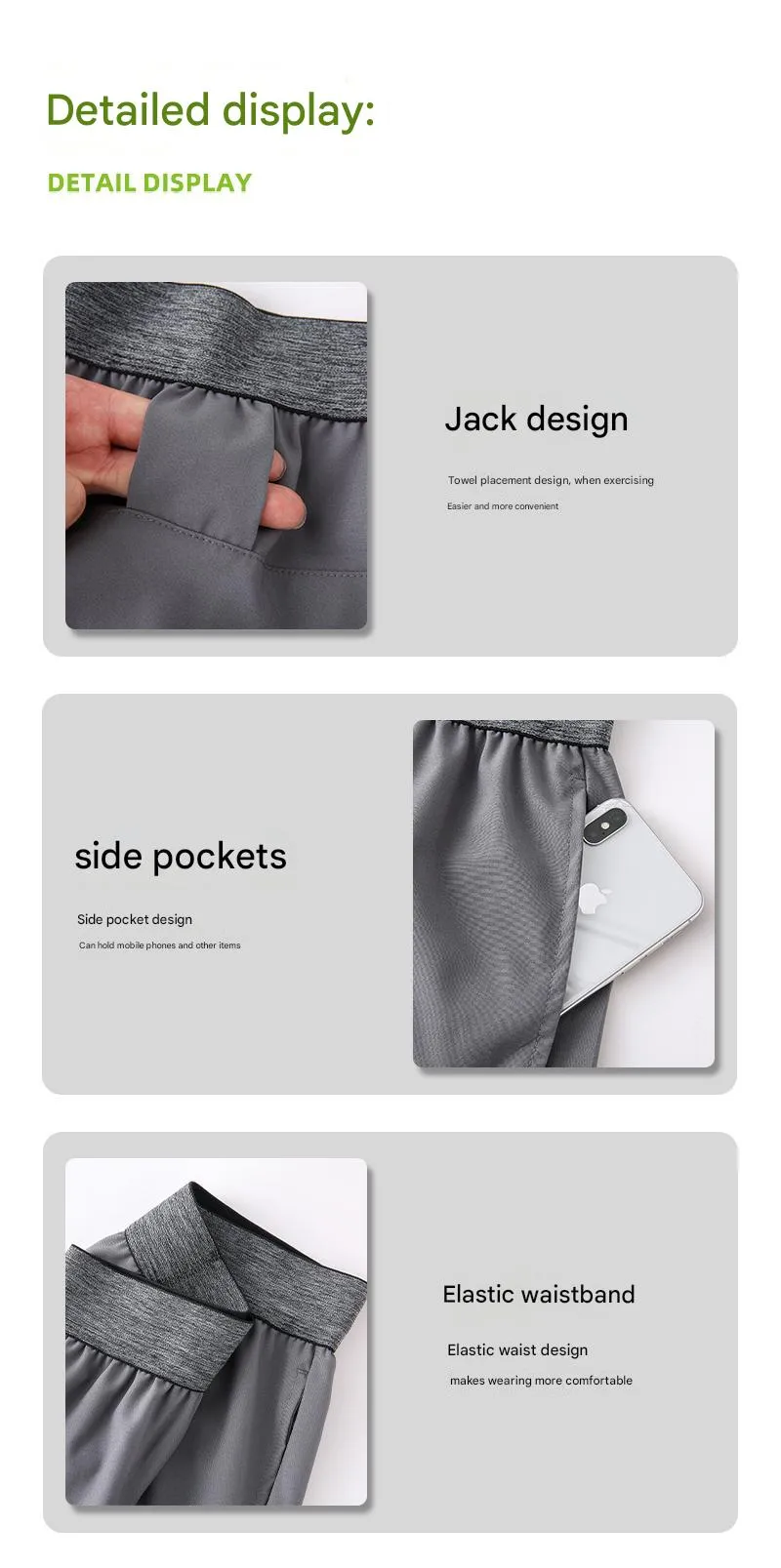 Men's Outdoor Fitness Shorts