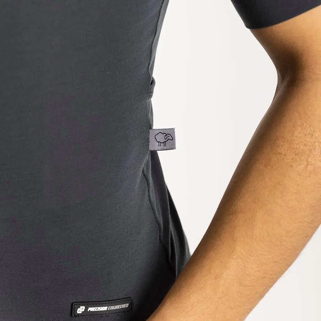 Men's Pecora Merino Cycling Jersey (Charcoal)