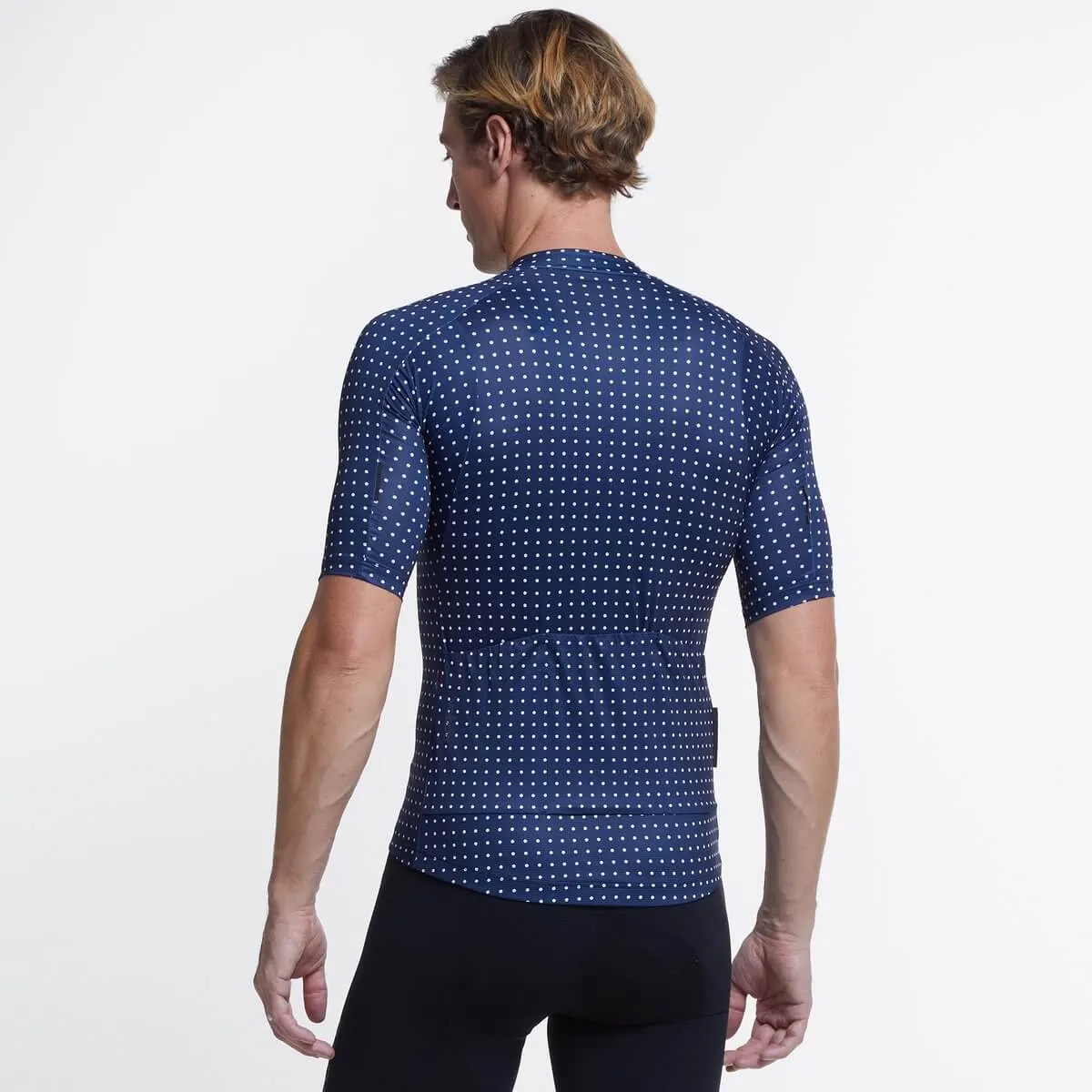 Men's Ultralight Jersey - Navy Grid Dot
