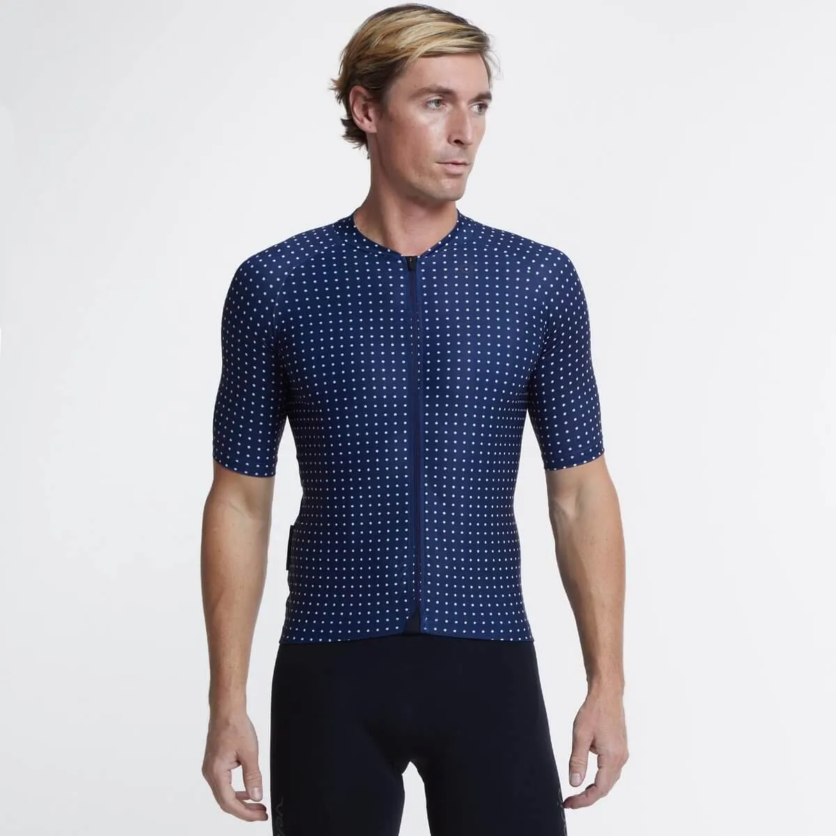 Men's Ultralight Jersey - Navy Grid Dot