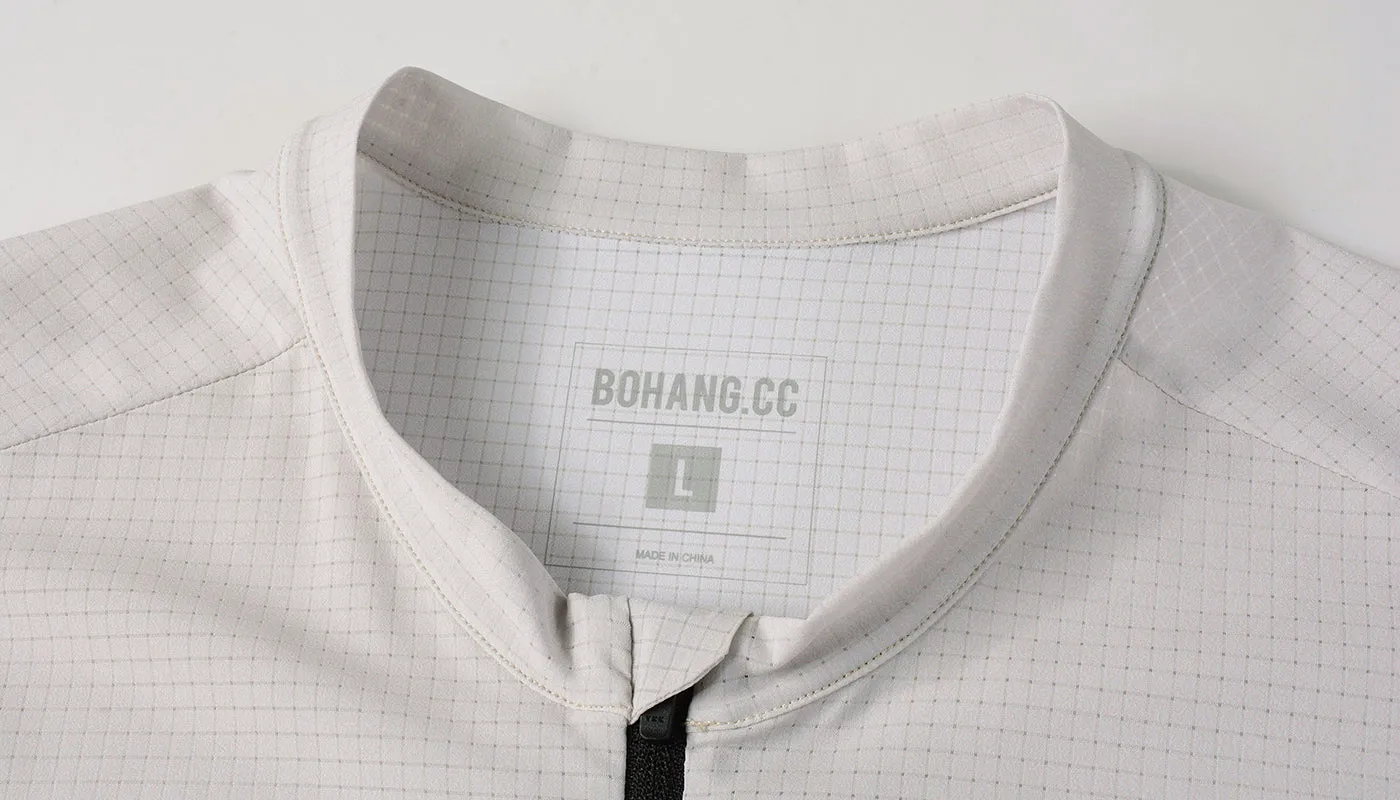 Men's woven cycling short sleeve jersey CSJK324