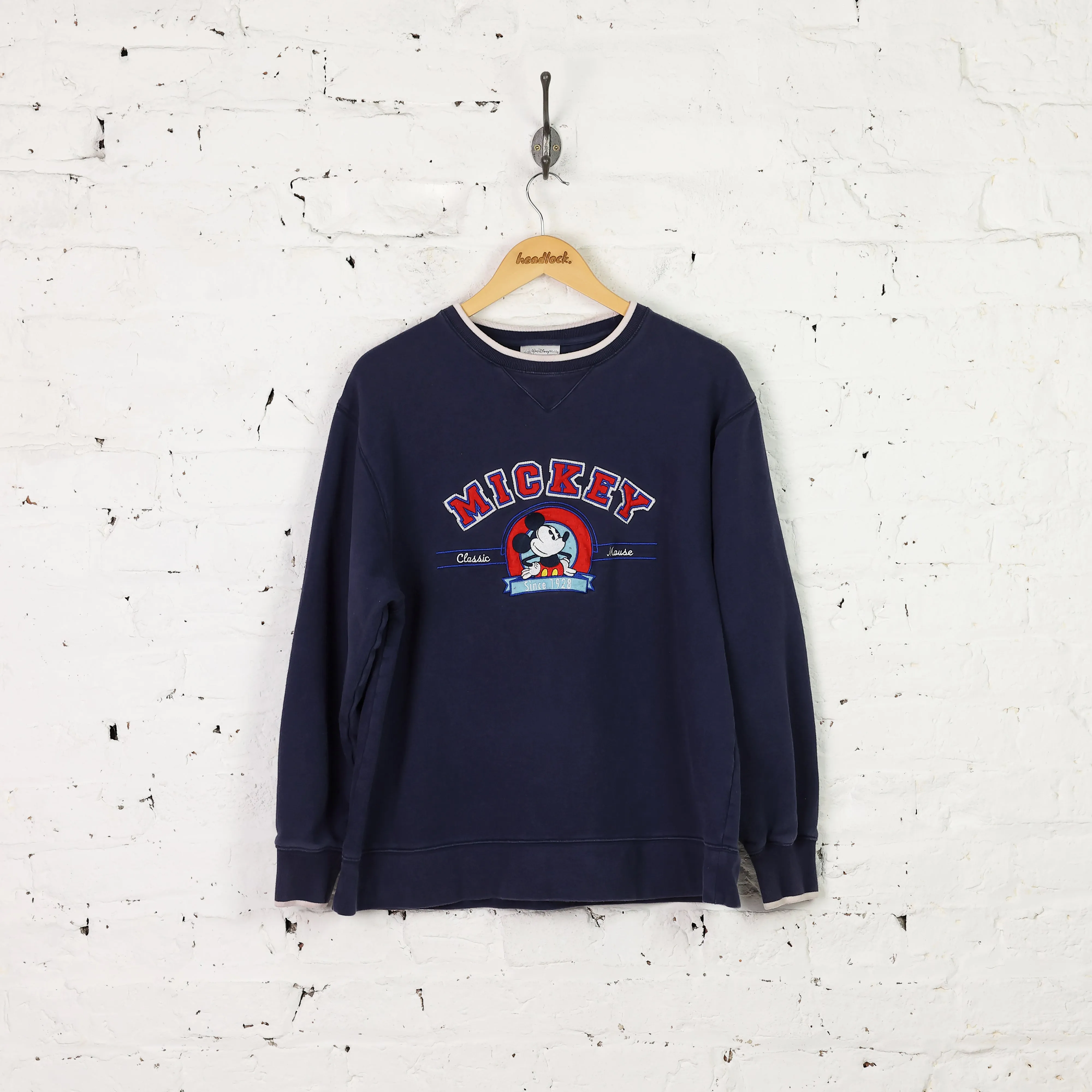 Mickey Mouse Disney Sweatshirt - Blue - M