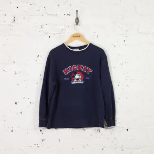 Mickey Mouse Disney Sweatshirt - Blue - M