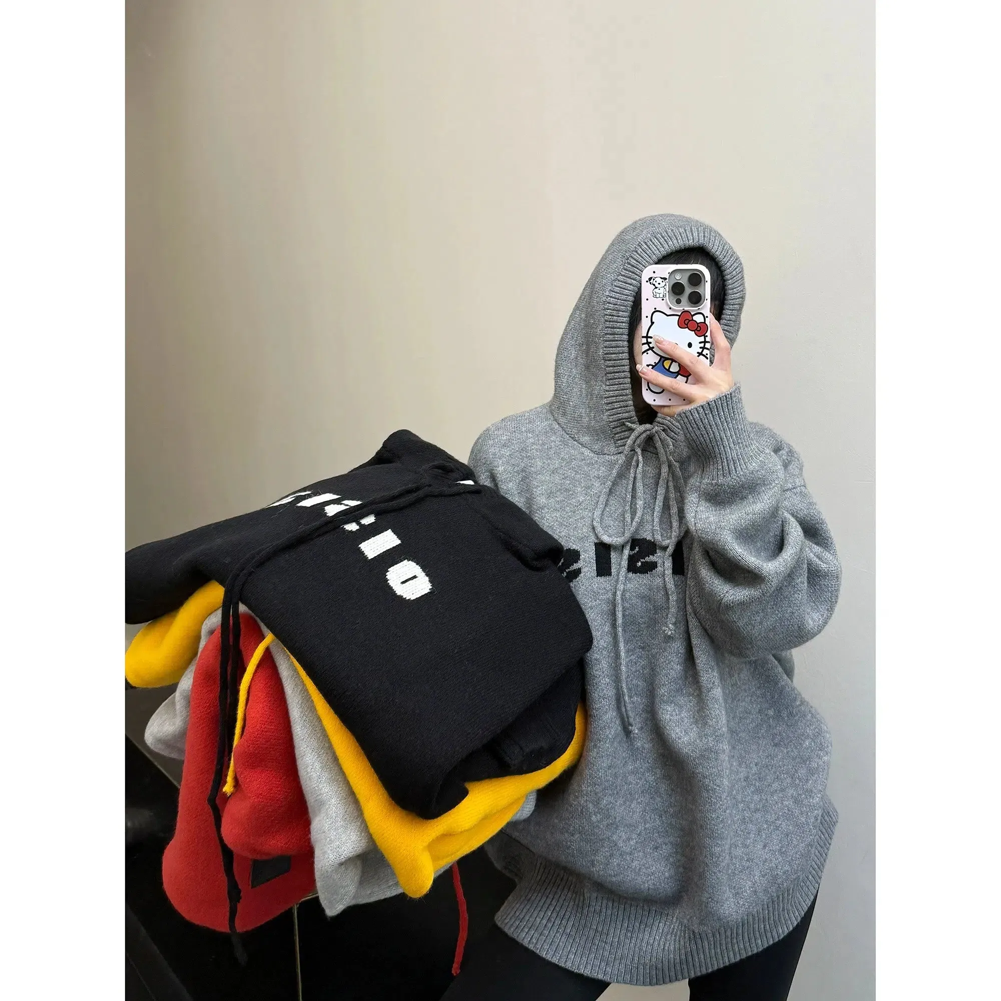 Minimalist Thickened Hooded Sweatshirt