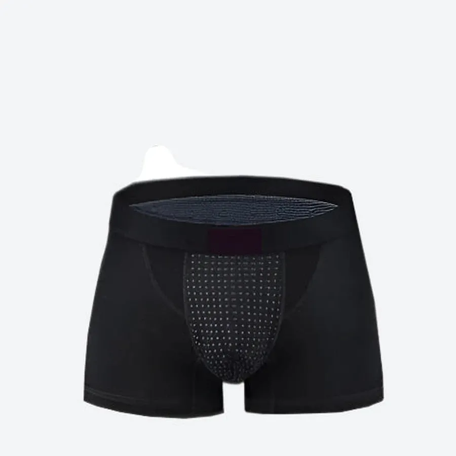 Moisture-Wicking Mesh Panel Boxer Shorts