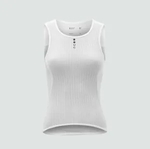 Mono Womens Sleeveless Base Layer - White