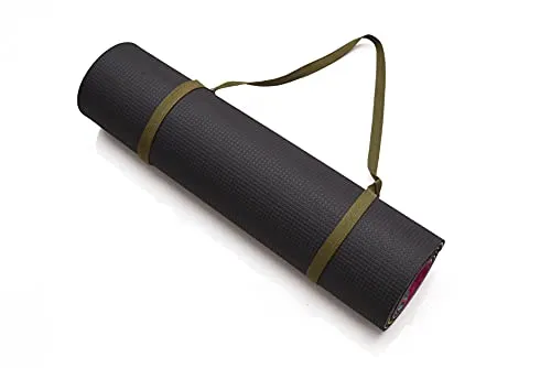MOOR Premium Design Suede 72 x 24 Inch 6mm Tribal Print Yoga Mat Non Slip High Density Anti-Tear Fitness Exercise Floor Pilates Workout
