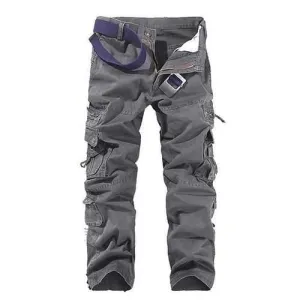 Multi-pocket Casual Cotton Cargo Pants