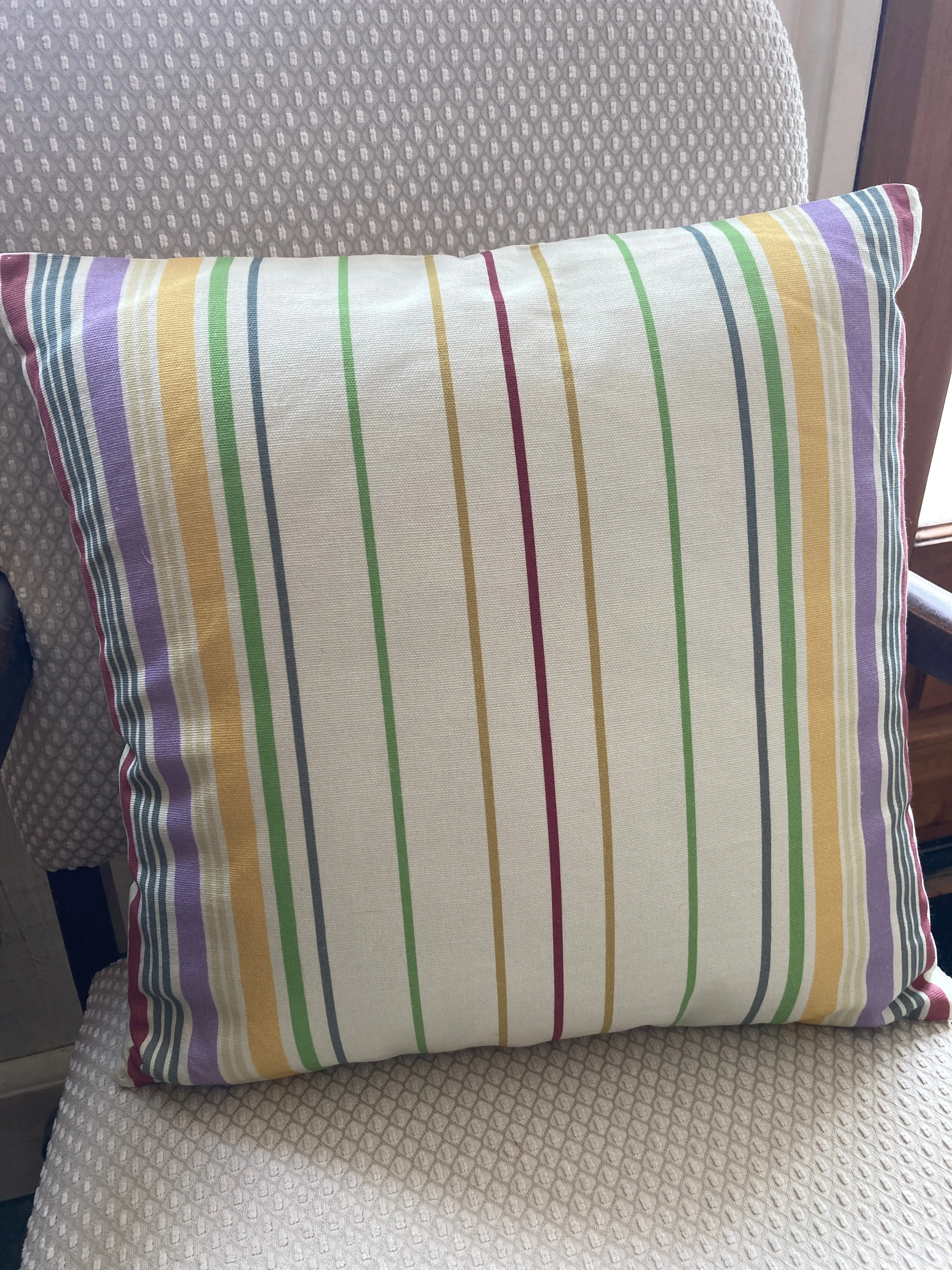 Multi-stripe Outdoor Pillow