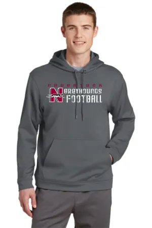 Naugatuck Football Performance Blend Hooded Sweatshirt