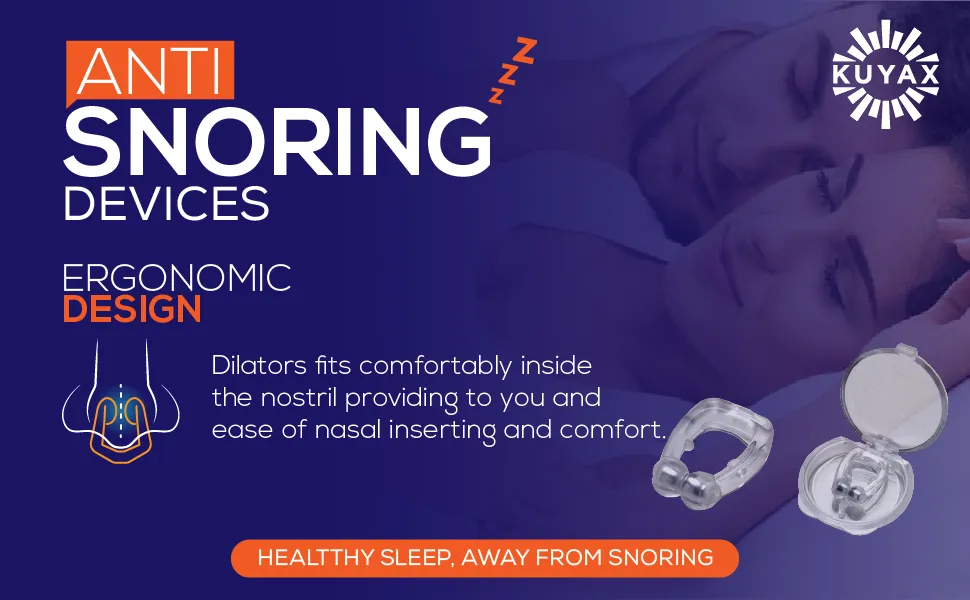 New in box! Anti Snore Clip, Anti Snoring Devices Silicone Magnetic Stop Snoring Nose Device Professional Sleeping Aid Relieve Snore for Men Women (4 pcs)