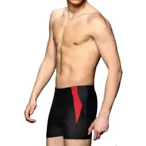Nylon Black Stitching Swim Trunk