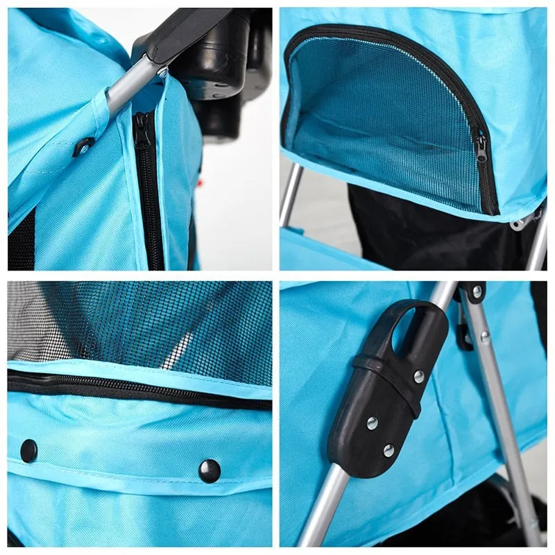 Outdoor Pet Breathable Carrier Strollers