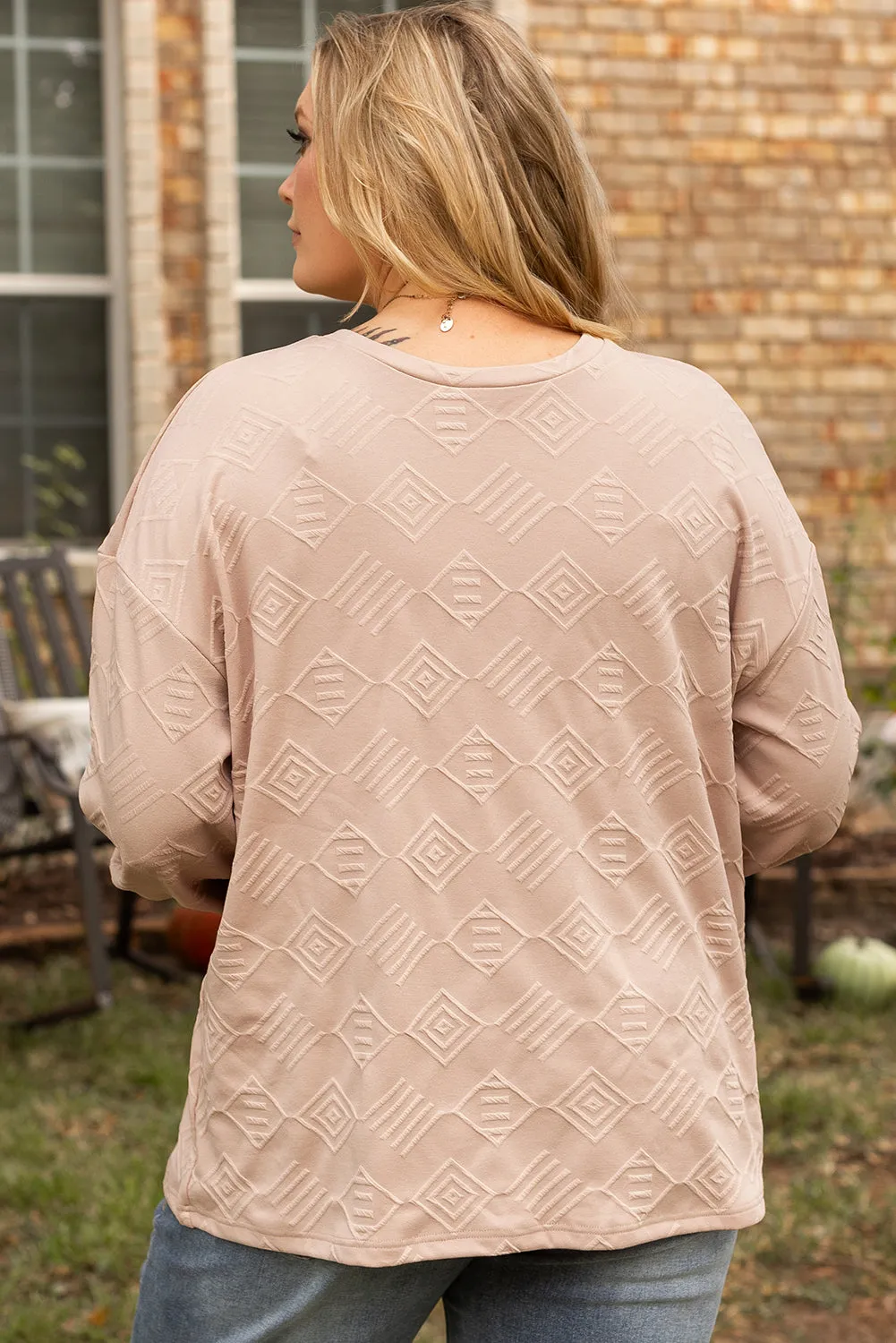 Plus Size Crew Neck Sweatshirt