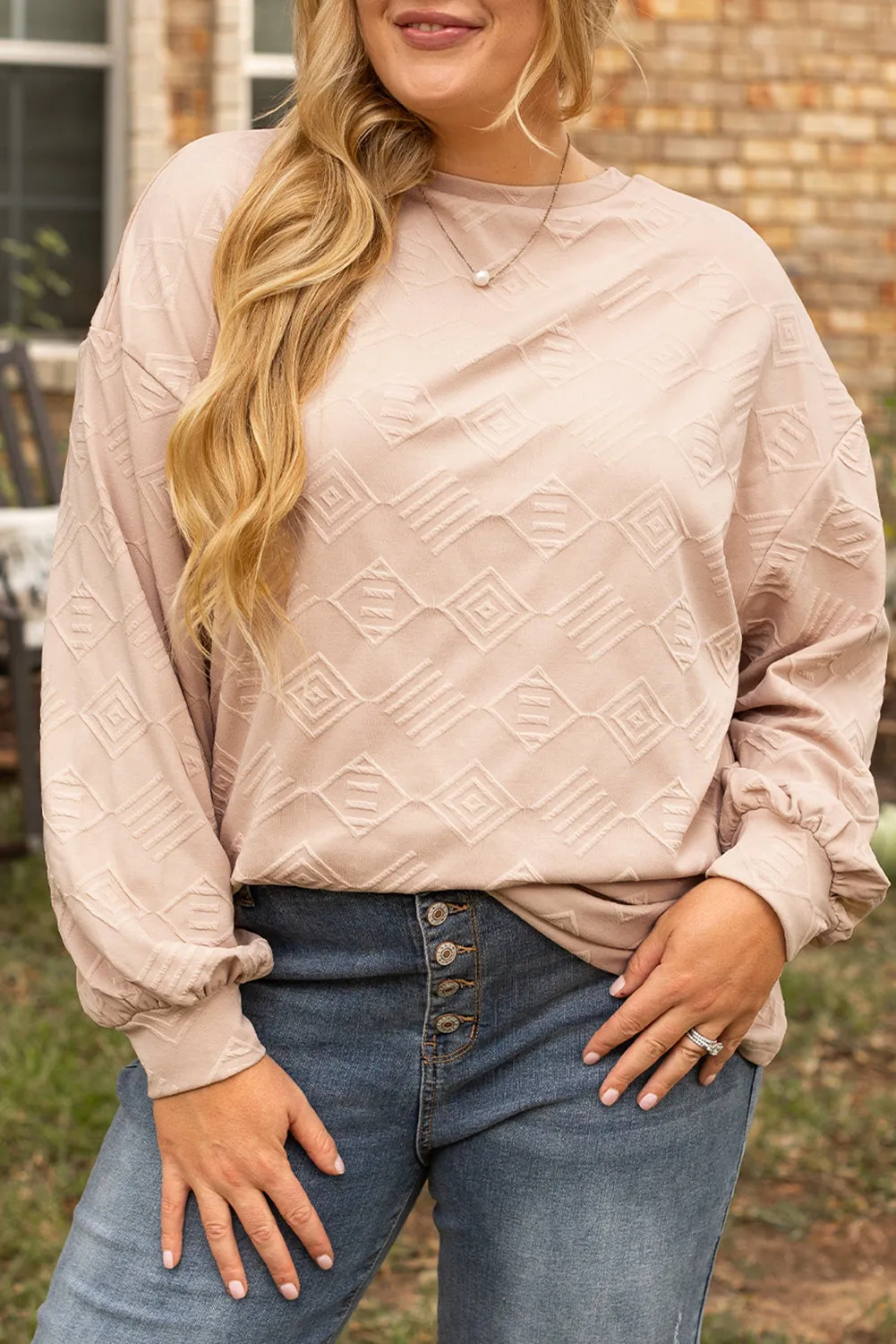 Plus Size Crew Neck Sweatshirt