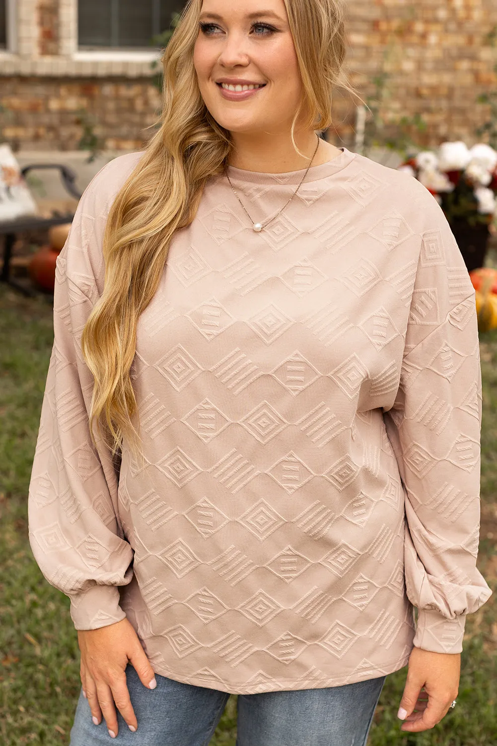 Plus Size Crew Neck Sweatshirt