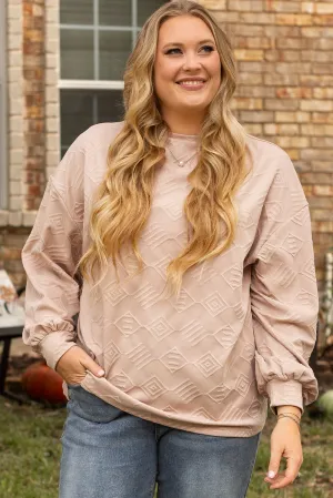 Plus Size Crew Neck Sweatshirt