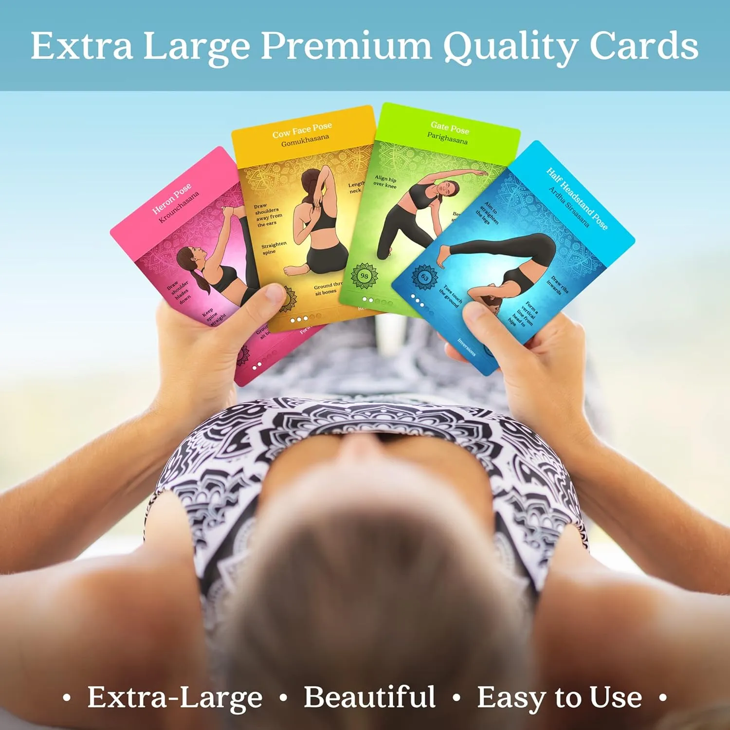 Premium Yoga Cards – Deck with Over 120 Yoga Poses