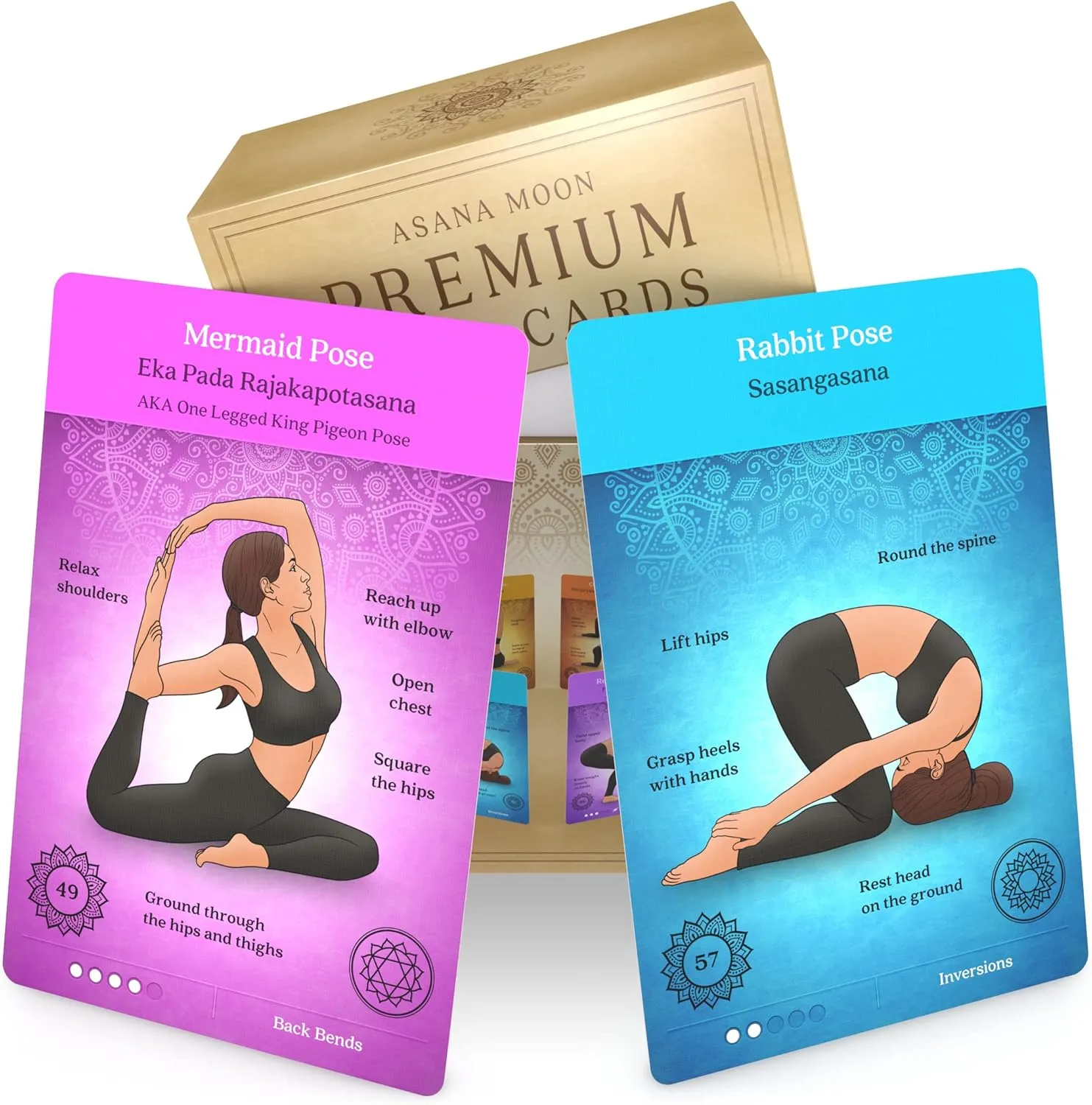 Premium Yoga Cards – Deck with Over 120 Yoga Poses