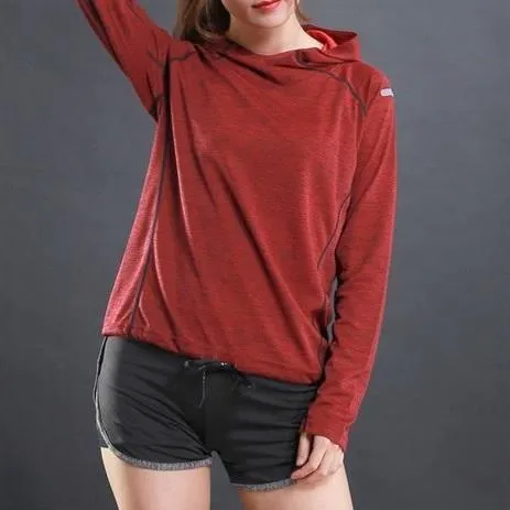 Quick Dry & Breathable Sports Hooded Shirt