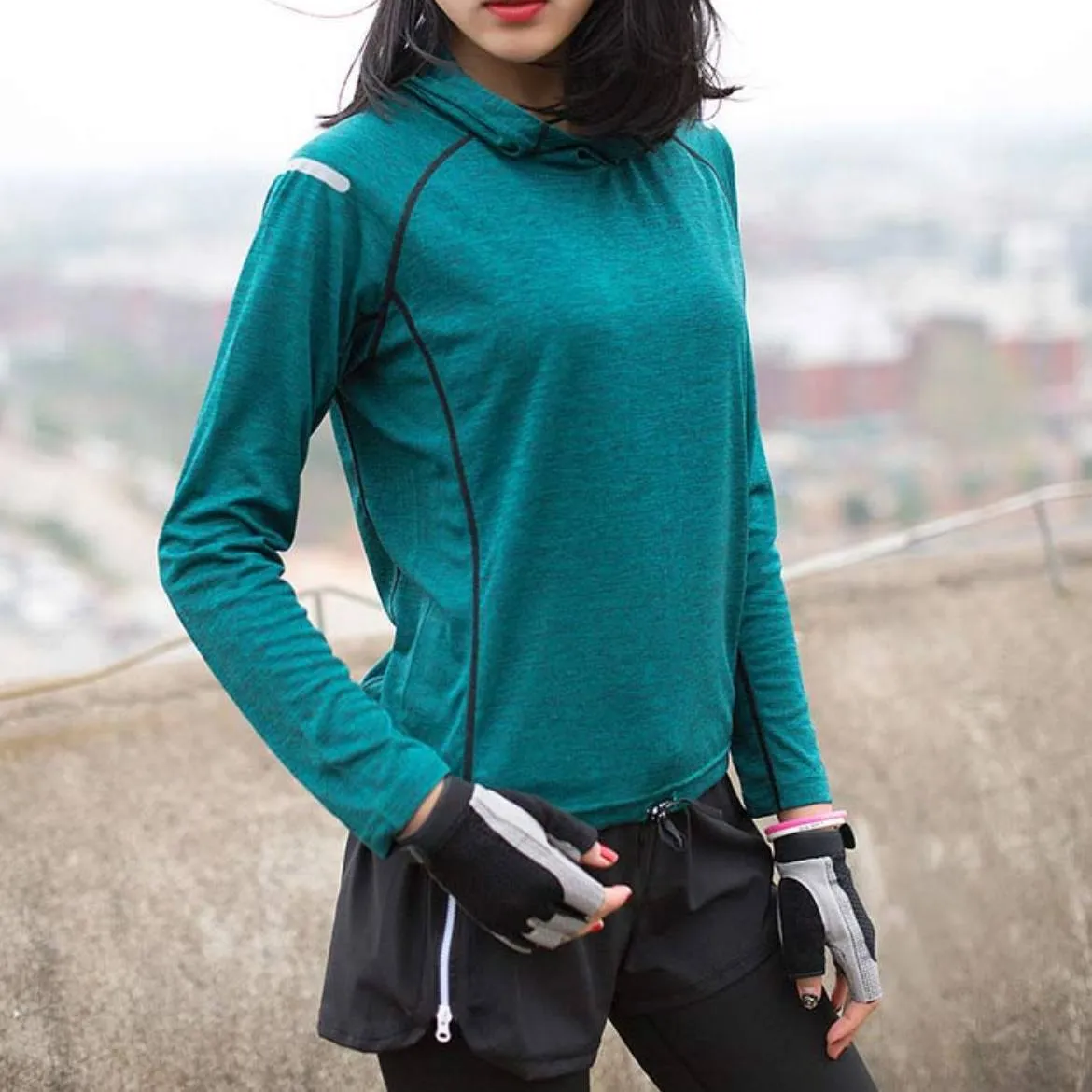 Quick Dry & Breathable Sports Hooded Shirt