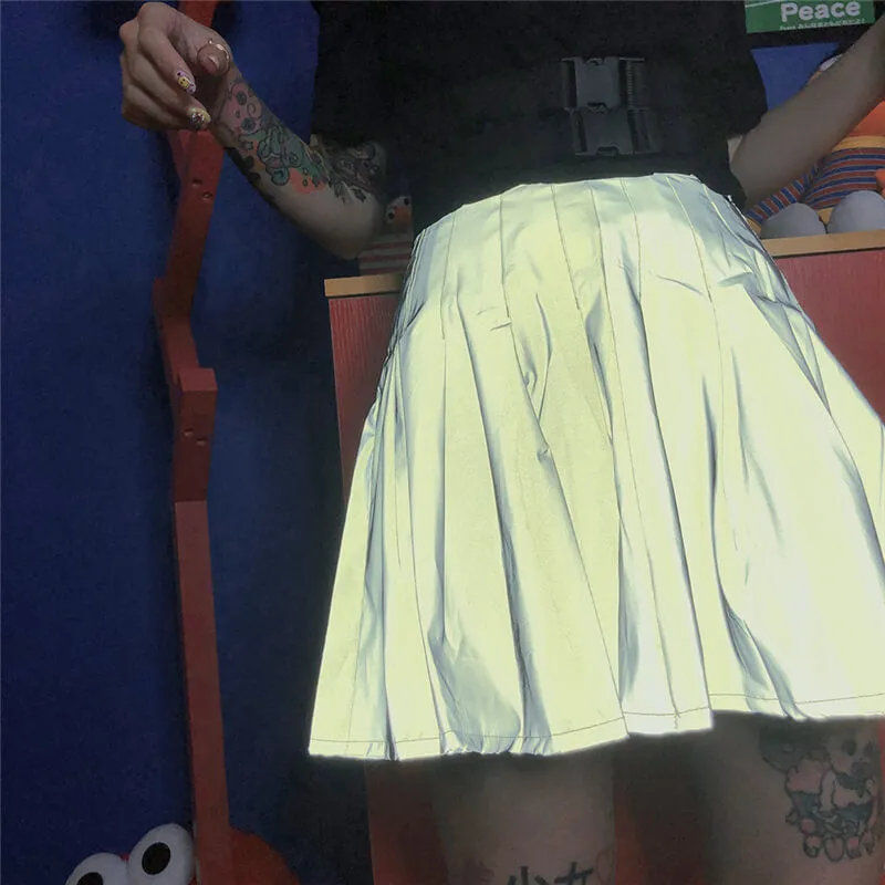 "REFLECTIVE" SKIRT K052512
