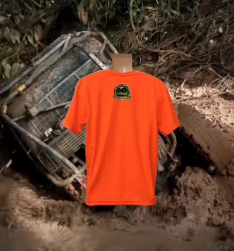 RAINFOREST CHALLENGE DRY FIT T-SHIRT - HI VISIBILITY ORANGE  - RFC-XL
