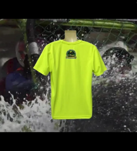 RAINFOREST CHALLENGE DRY FIT T-SHIRT - HI VISIBILITY YELLOW - RFC-XL