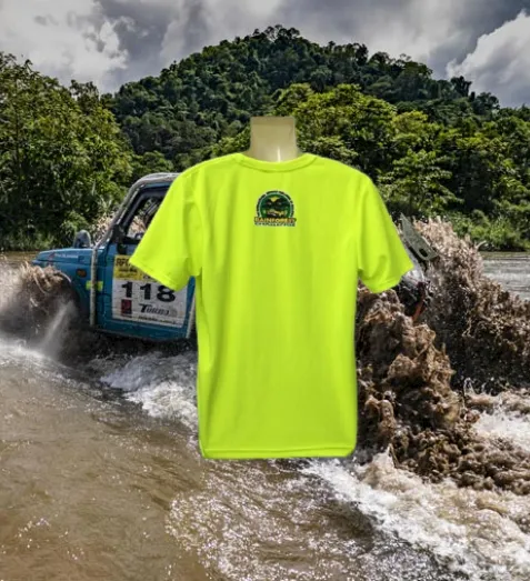 RAINFOREST CHALLENGE DRY FIT T-SHIRT - HI VISIBILITY YELLOW - RFC-XL