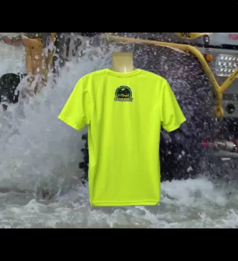 RAINFOREST CHALLENGE DRY FIT T-SHIRT - HI VISIBILITY YELLOW - RFC-XL