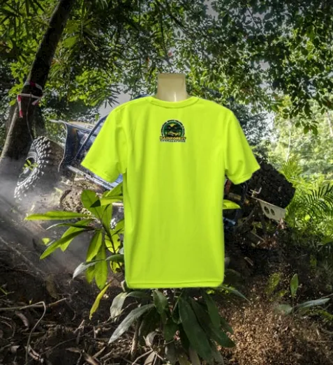 RAINFOREST CHALLENGE DRY FIT T-SHIRT - HI VISIBILITY YELLOW - RFC-XL