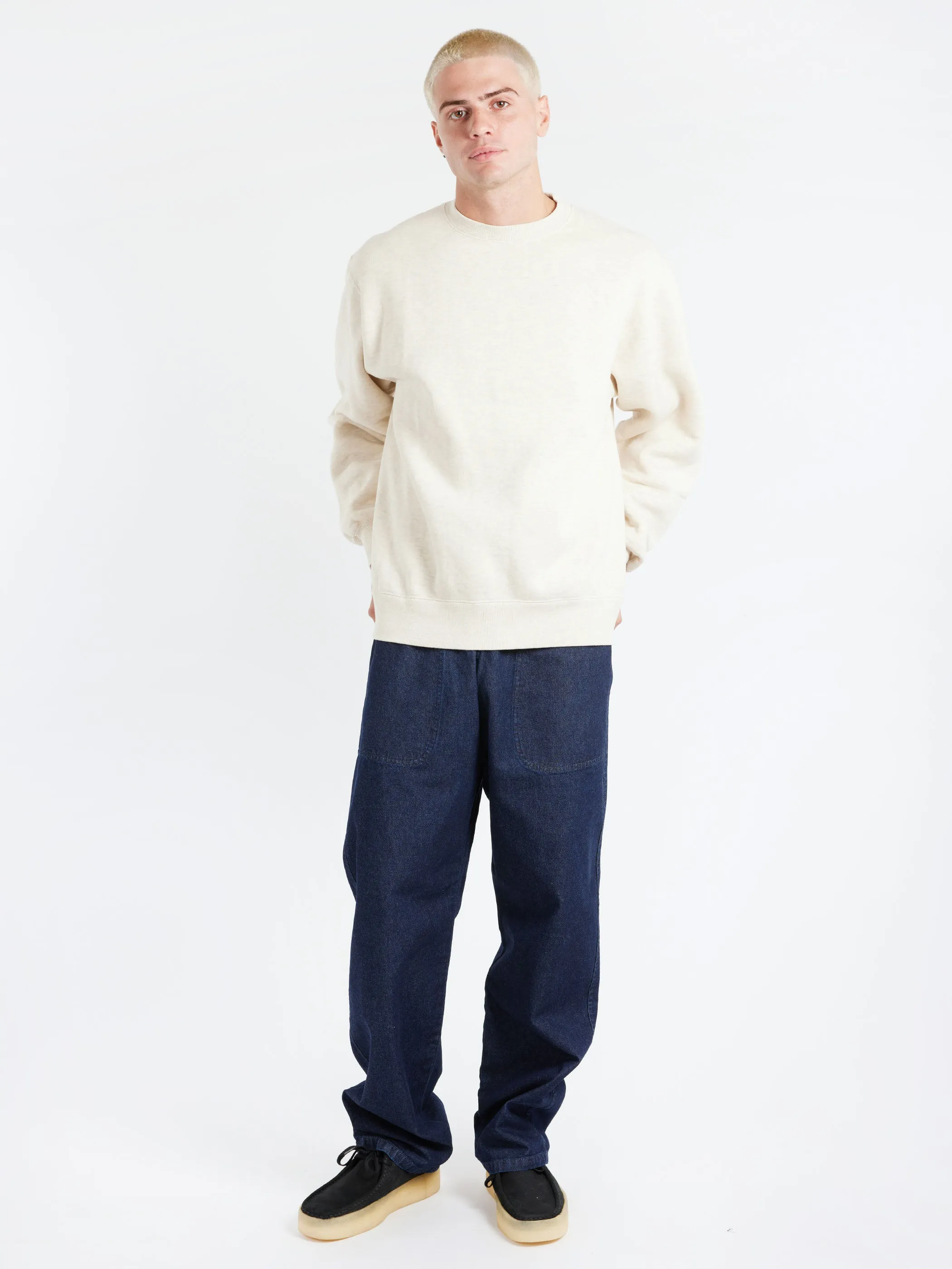 Raised Back Crewneck Sweatshirt