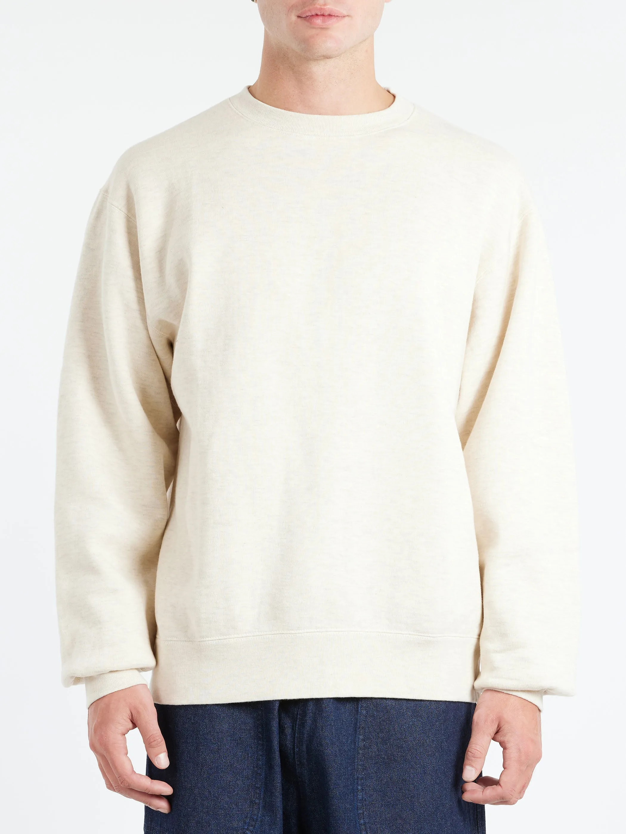 Raised Back Crewneck Sweatshirt