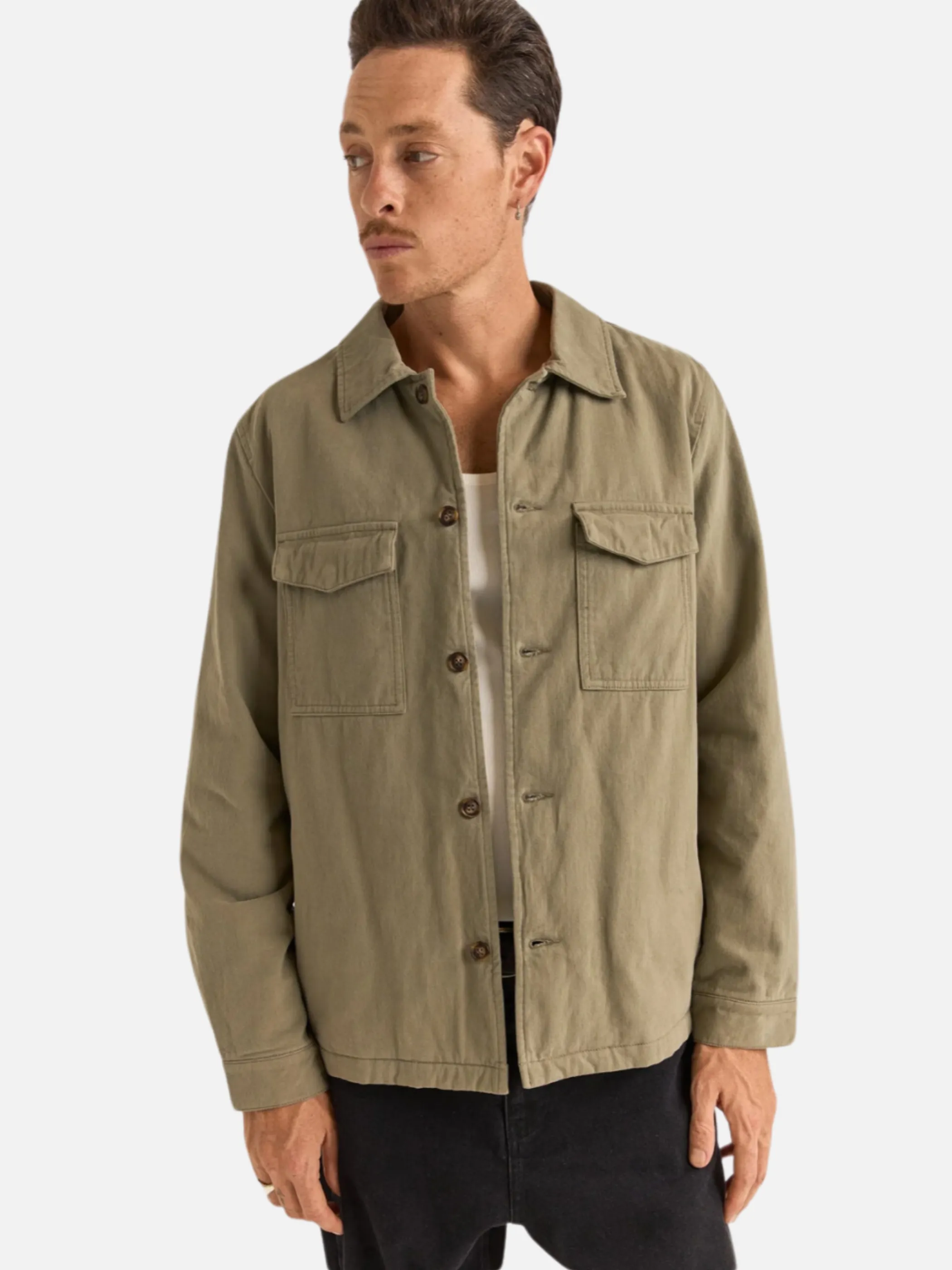 Rhythm Insulated Overshirt - Fatigue