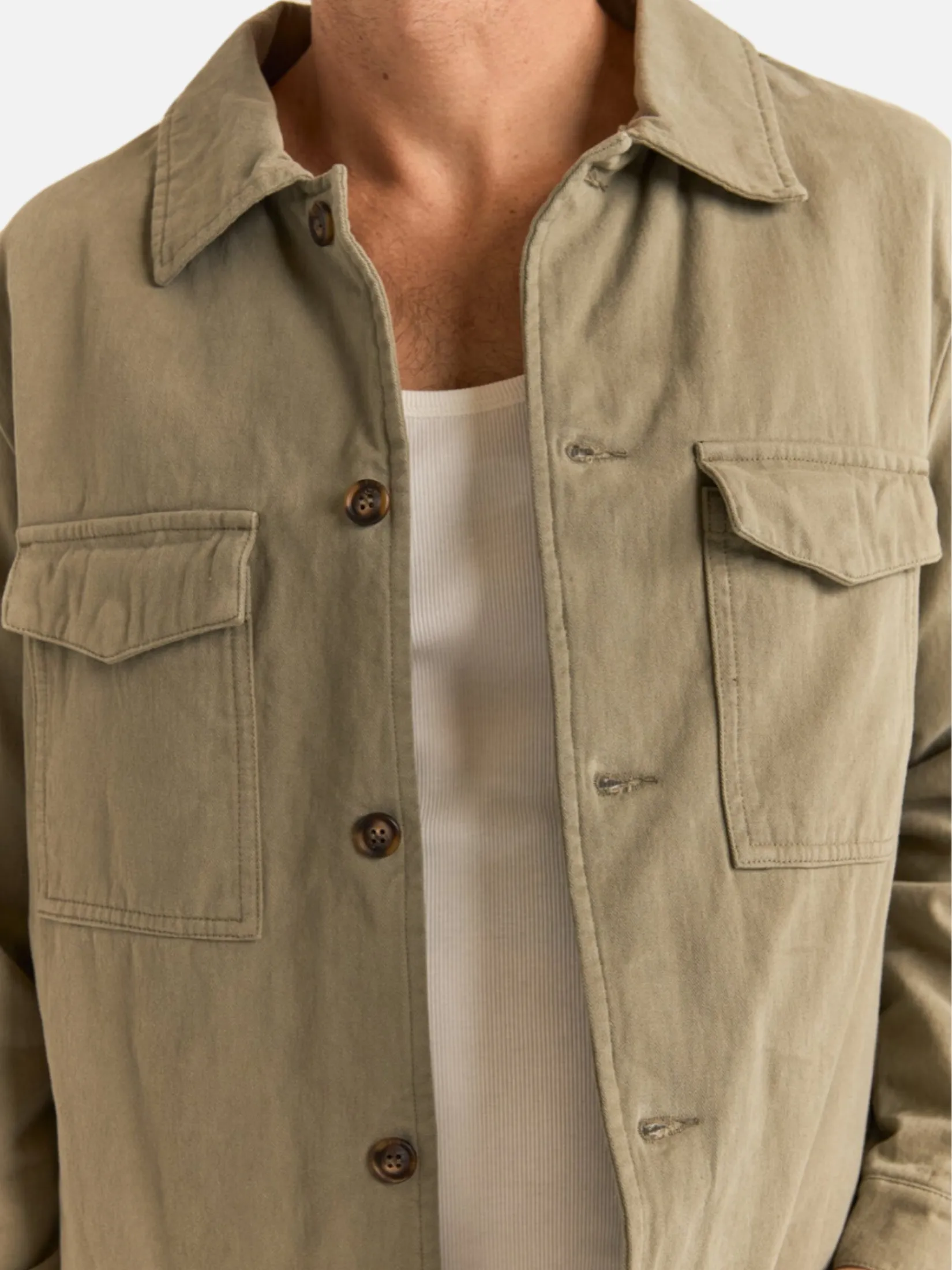 Rhythm Insulated Overshirt - Fatigue
