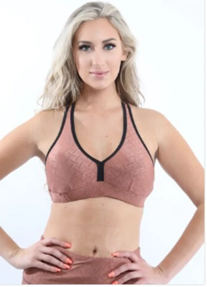 Roma Activewear Set - Leggings & Sports Bra - Copper [MADE IN ITALY]