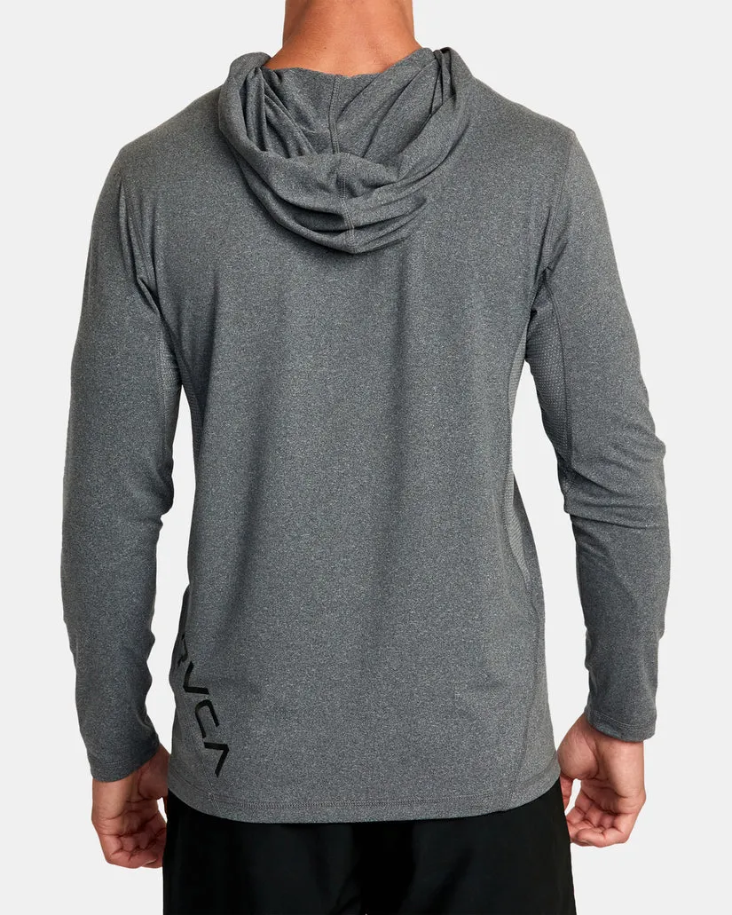 RVCA Mens Sports Vent Technical Hooded Top