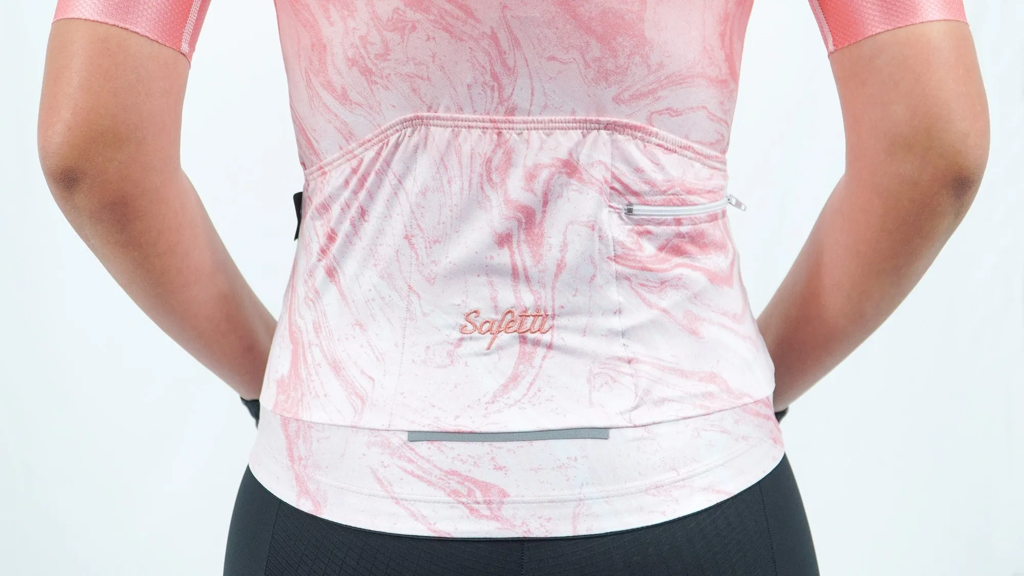 Safetti Vincitore Coral - Short Sleeve Jersey. Women