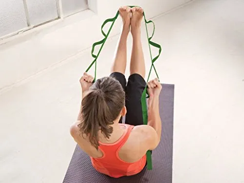Sahni Sports Stretch Out Polyster and Nylon Yoga Strap, 185 cm