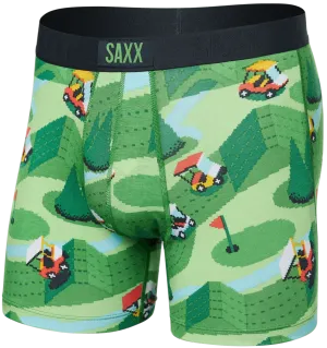 SAXX Vibe Boxer Brief Excite Carts - Green