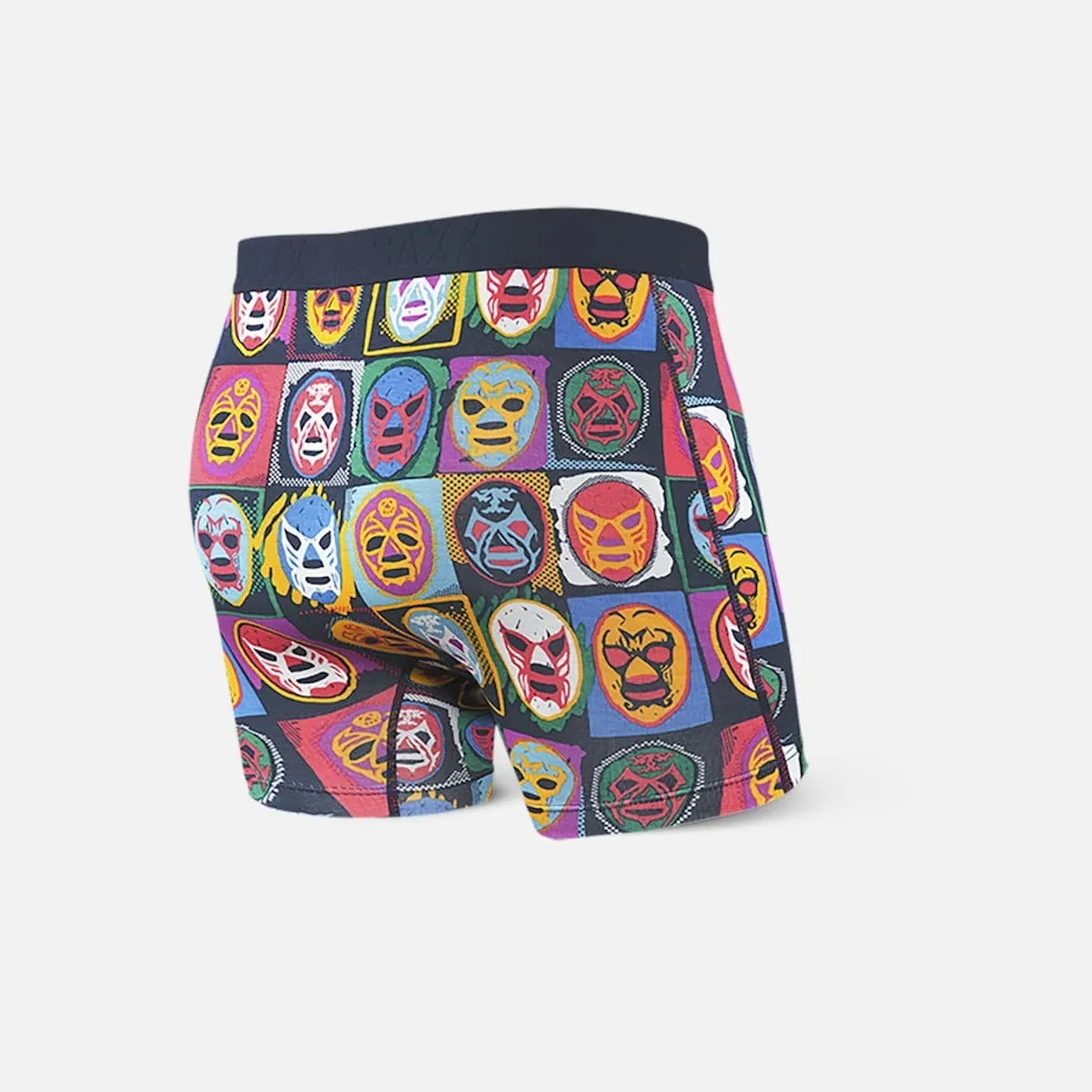 Saxx Vibe Boxers - Navy Lucha Libre