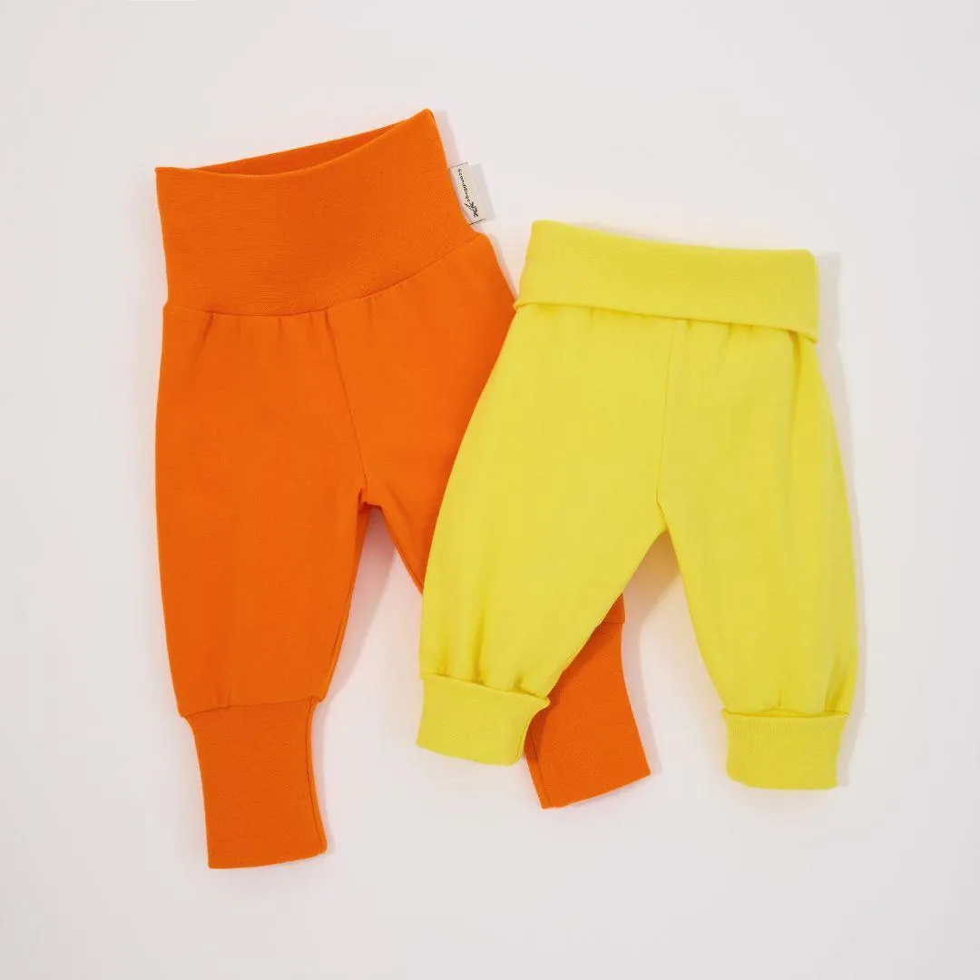 ScandiBugs Own Label Organic Yoga Pants - Tangelo Orange