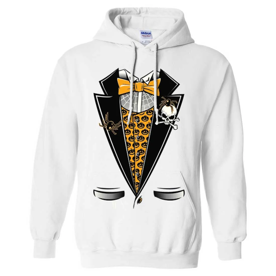 Scary Halloween Tuxedo Sweatshirt Hoodie