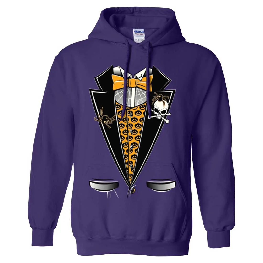 Scary Halloween Tuxedo Sweatshirt Hoodie
