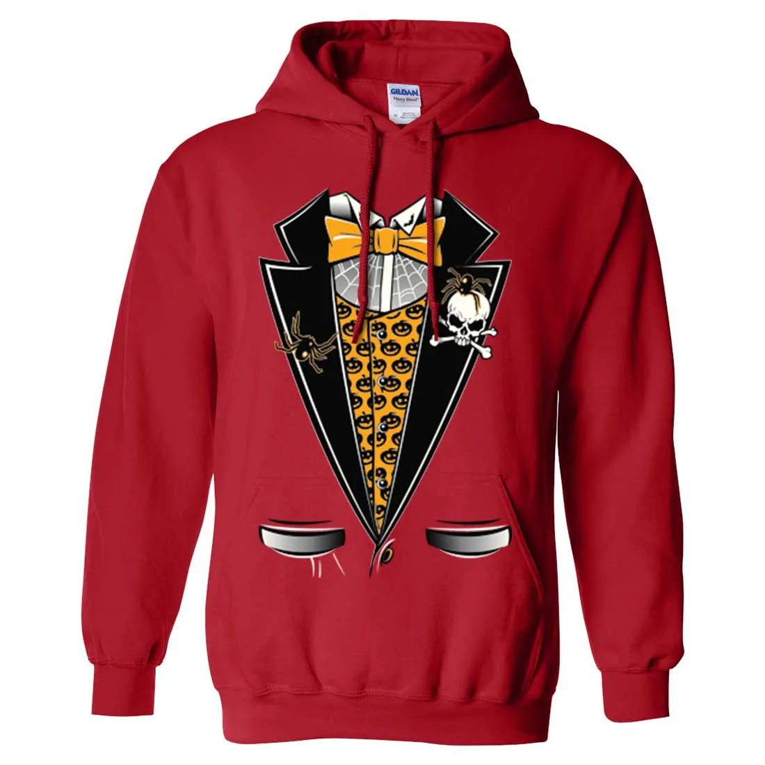 Scary Halloween Tuxedo Sweatshirt Hoodie