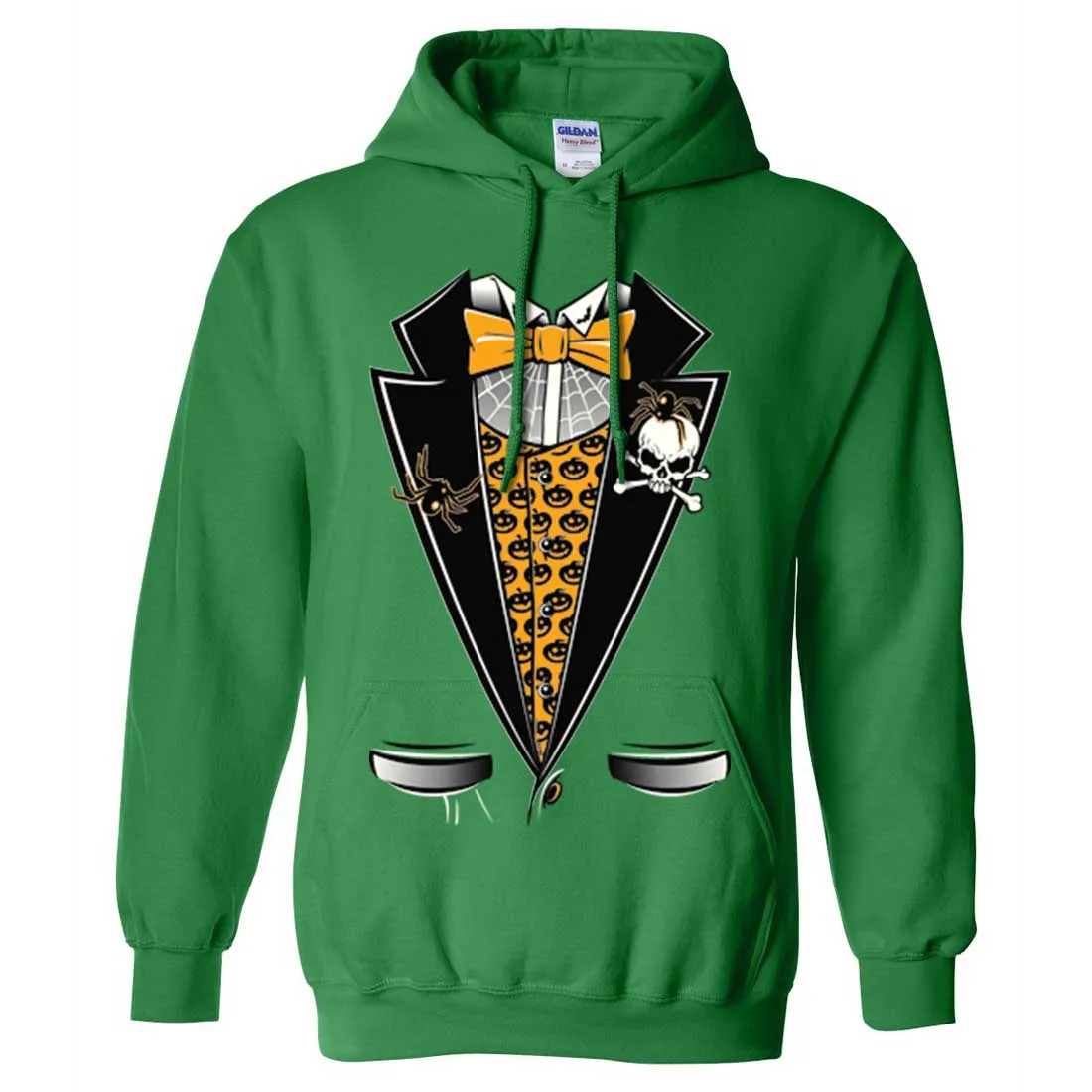 Scary Halloween Tuxedo Sweatshirt Hoodie