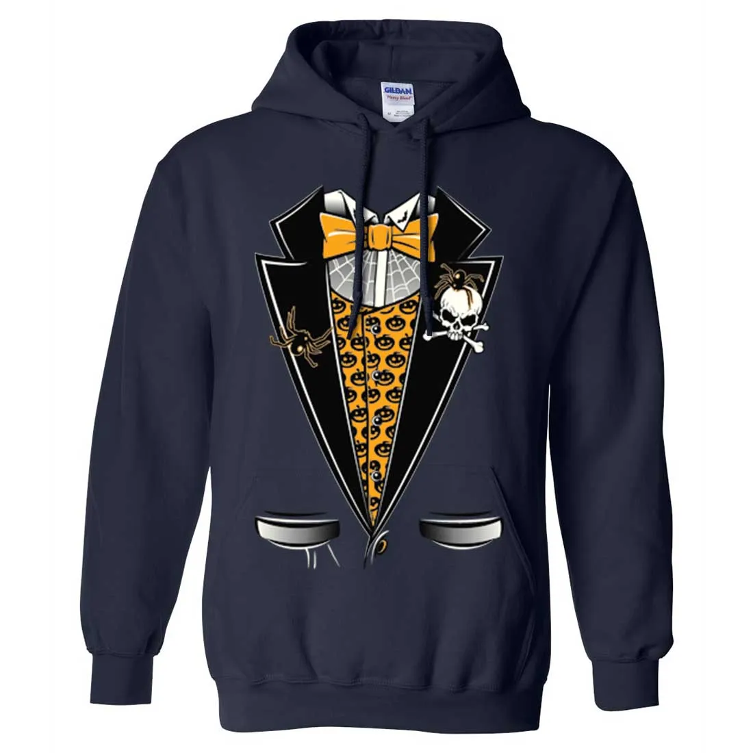 Scary Halloween Tuxedo Sweatshirt Hoodie