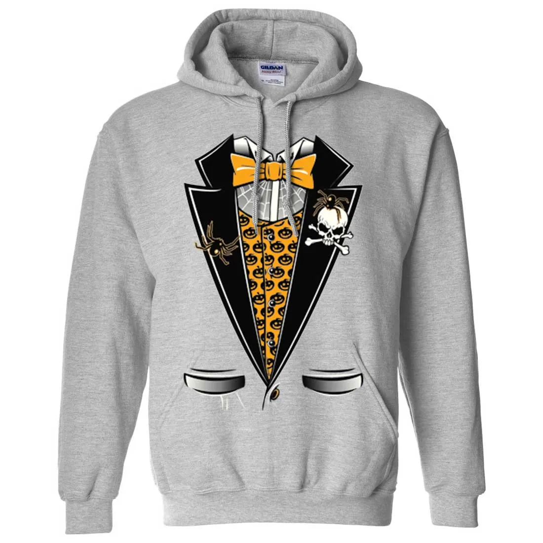 Scary Halloween Tuxedo Sweatshirt Hoodie