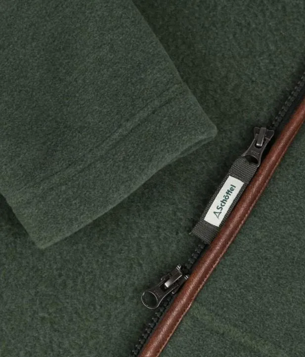 Schoffel Cottesmore Men's Full Zip Fleece Sleeves Gun Metal, Navy or Olive