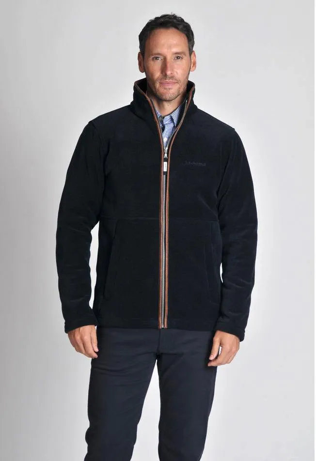 Schoffel Cottesmore Men's Full Zip Fleece Sleeves Gun Metal, Navy or Olive